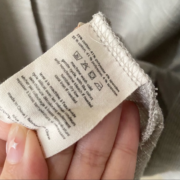 DONNI. Gray White Striped Pocket Open Cardigan - Picture 8 of 13